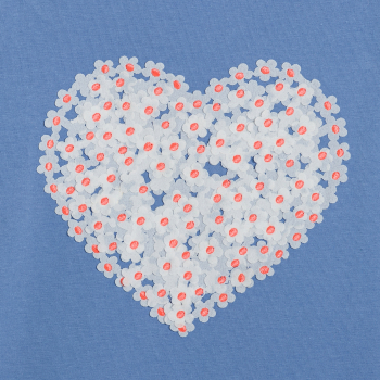 تيشيرت بأكمام فراشة ورسمة...